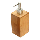 Porta Sabonete Líquido 300ml com Ampola Interna Dispenser Sabão Líquido Yoi Bambu Natural